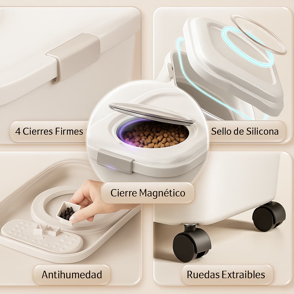 Contenedor Hermético  — Alimento fresco y sin olores