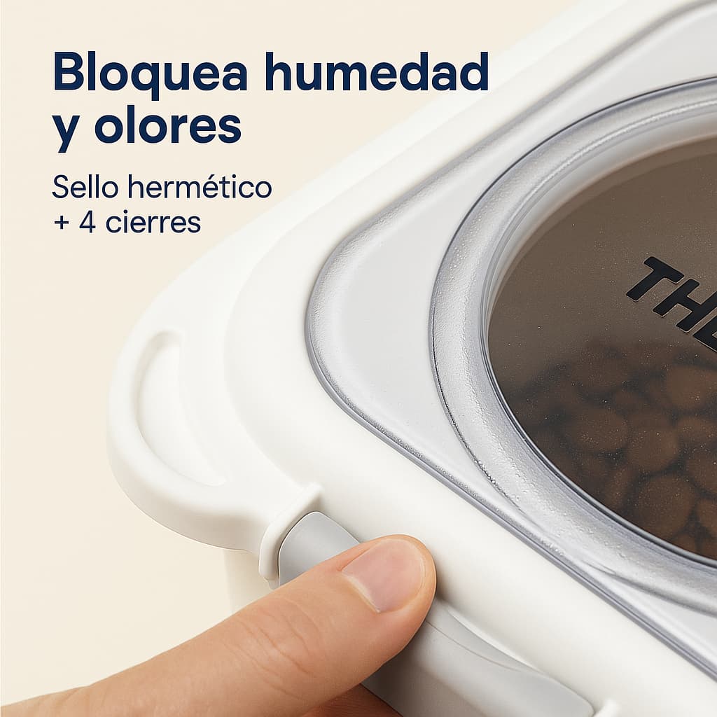 Contenedor Hermético  — Alimento fresco y sin olores