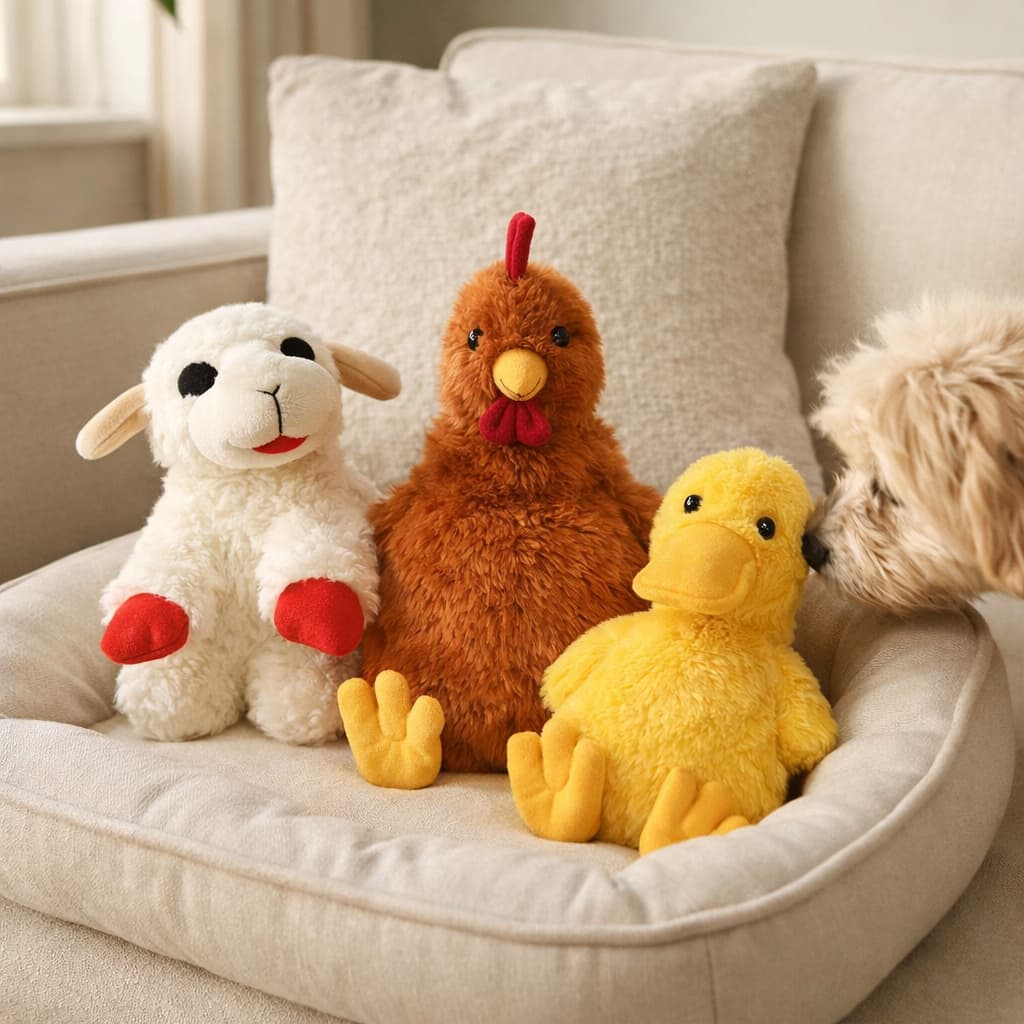 Trío de Calma — Gallina + Pato + Oveja