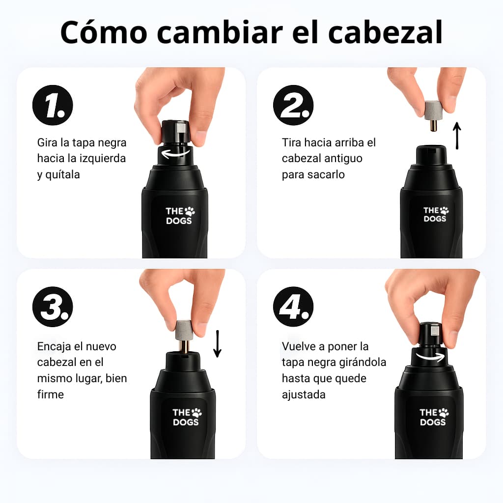 Repuestos para NAILS (3 cabezales)
