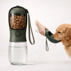 Botella Paseo 2 en 1  — Agua + Snack siempre a mano