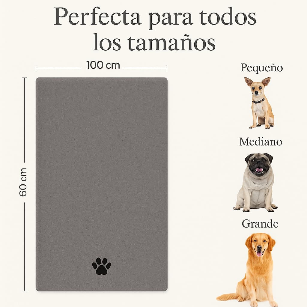 Toalla de microfibra — Adiós olor a perro mojado